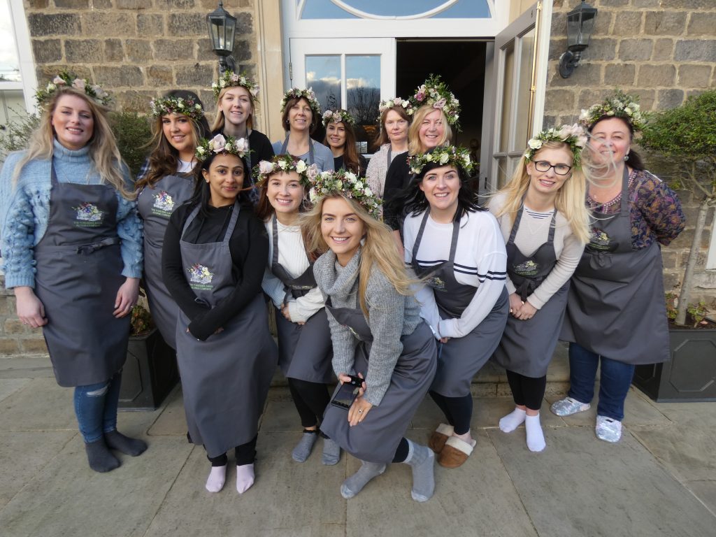 Hen party, Flower crown, workshop